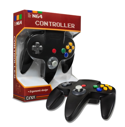 N64 Handkontroll (Black) Ny