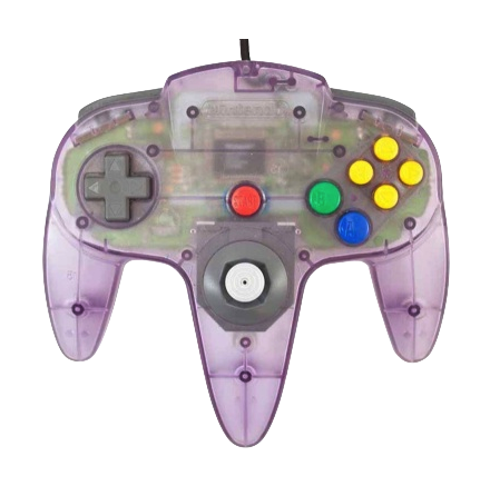 Nintendo 64 Handkontroll Lila/Atomic Purple Transparent beg