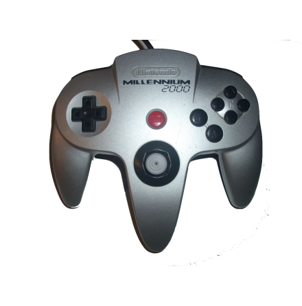 Nintendo 64 Handkontroll Silver Millennium 2000 beg