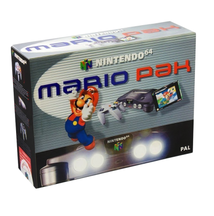 Nintendo 64 basenhet Grå Mario Pak