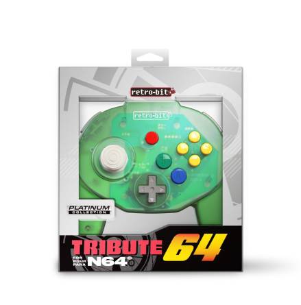 Tribute64 Controller - Nintendo 64/N64 - Forest Green - NEW