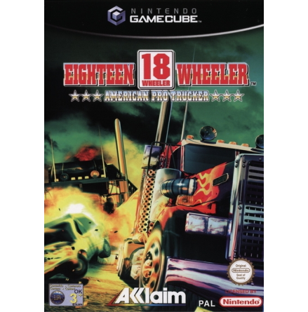 18 Wheeler: American Pro Trucker  - Nintendo Gamecube - PAL/EUR/SWD (SE/DK Manual) - Complete (CIB)
