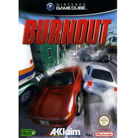 Burnout - Nintendo Gamecube - PAL/EUR/UKV - Complete (CIB)