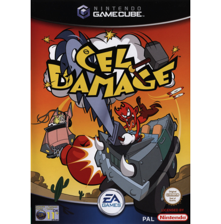 Cel Damage - Nintendo Gamecube - PAL/EUR/SWD (SE/DK Manual) - Complete (CIB)